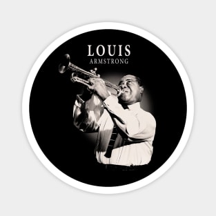 Louis Armstrong Vintage Magnet